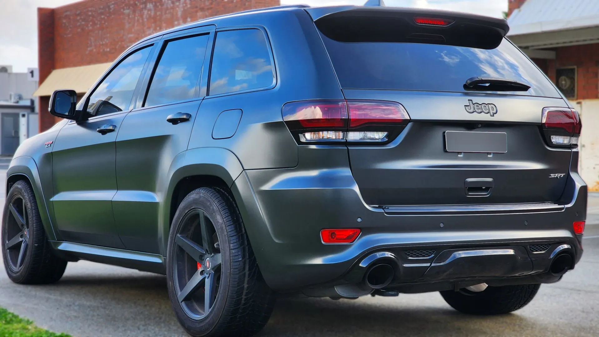 Jeep SRT8 wrap - rear detail