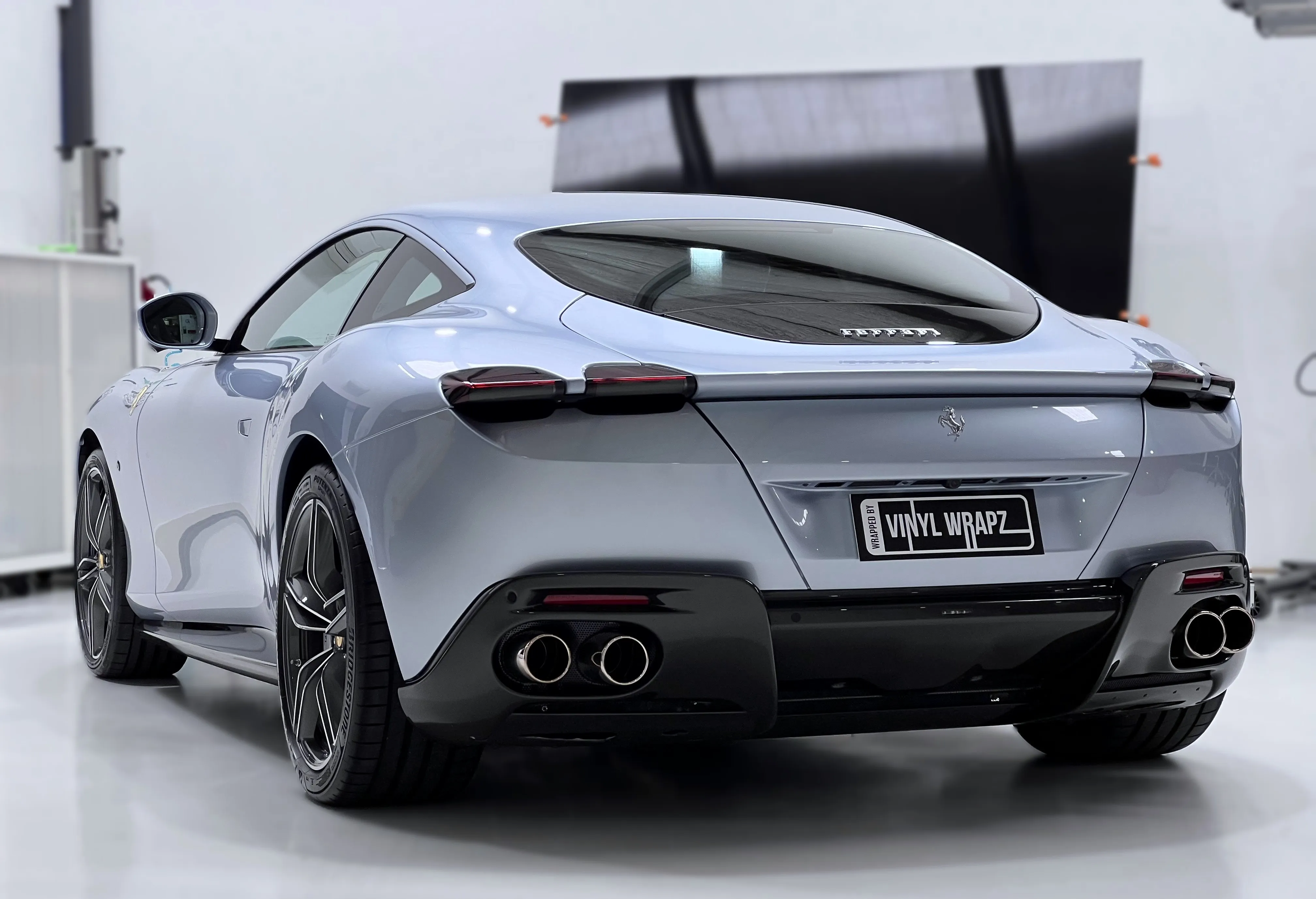 Ferrari Roma with paint protection film